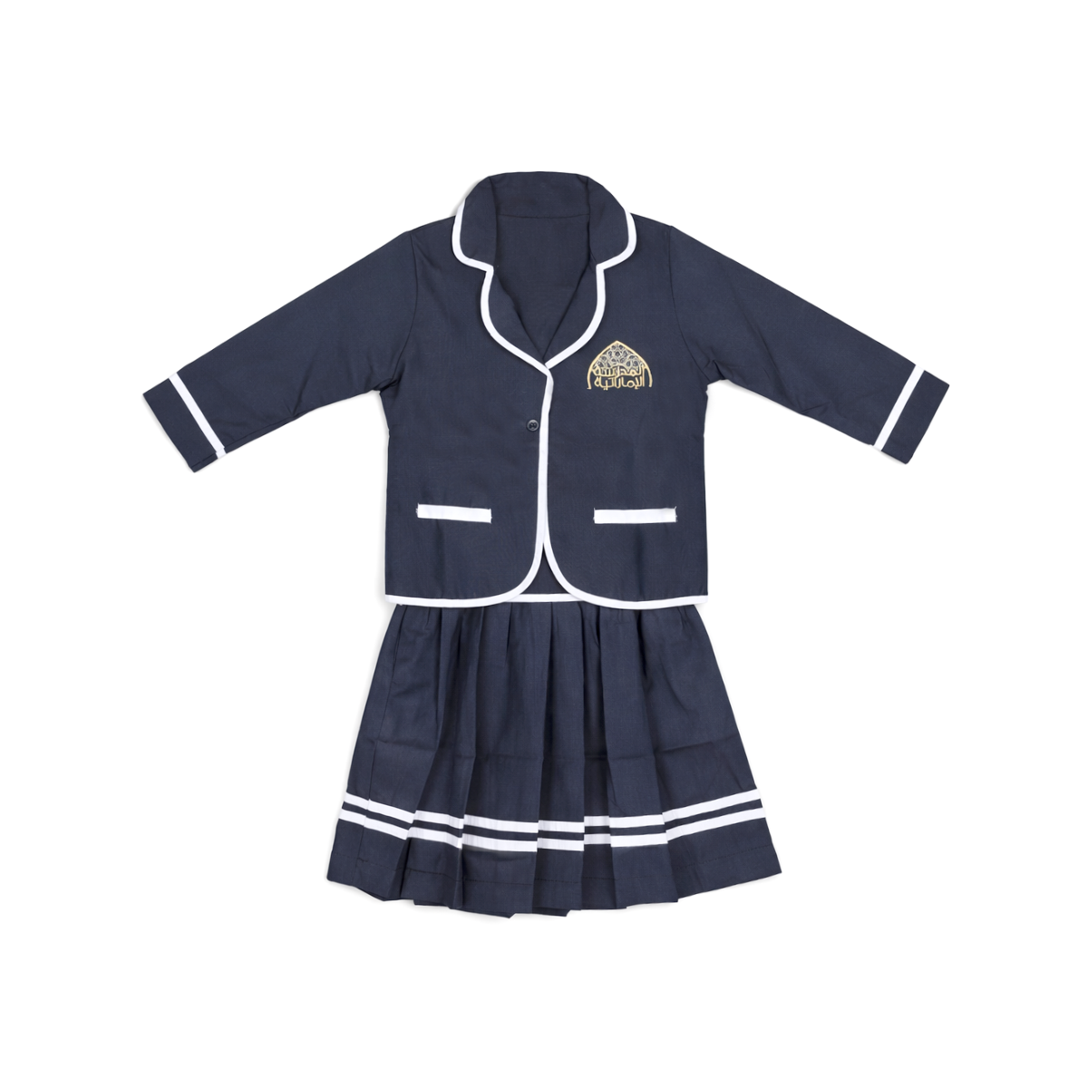 Premium School Uniform – Girls (Jacket & Pleated Skirt Set)