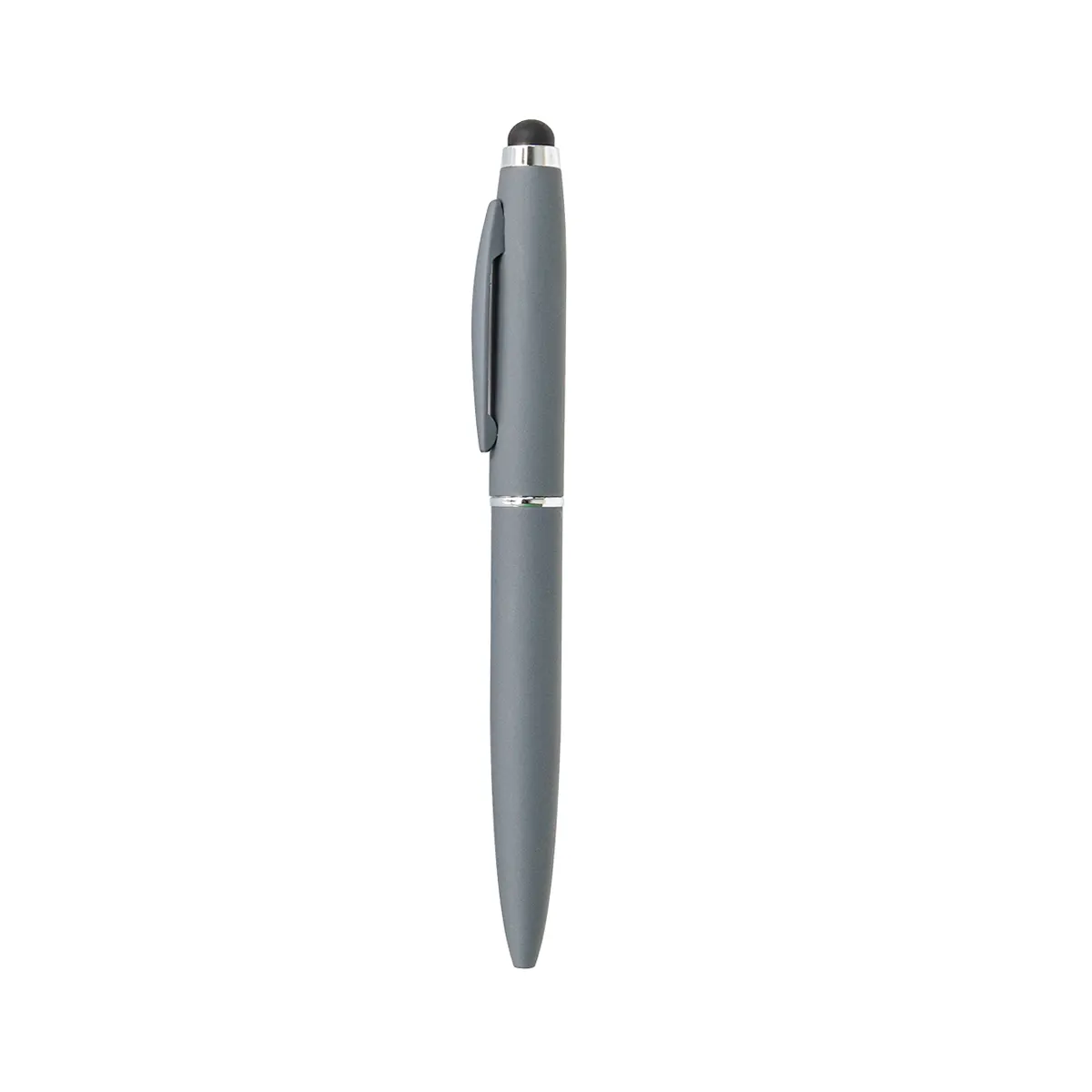 Rubberized-Metal-Pen-Grey