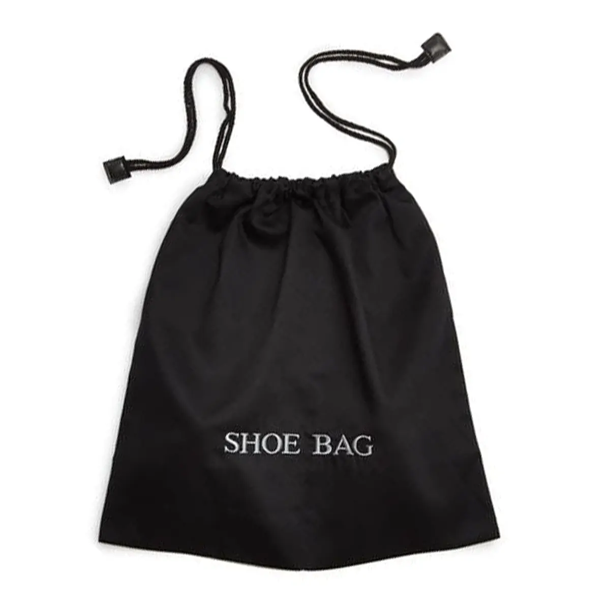 Shoe Bags Black Drawstring